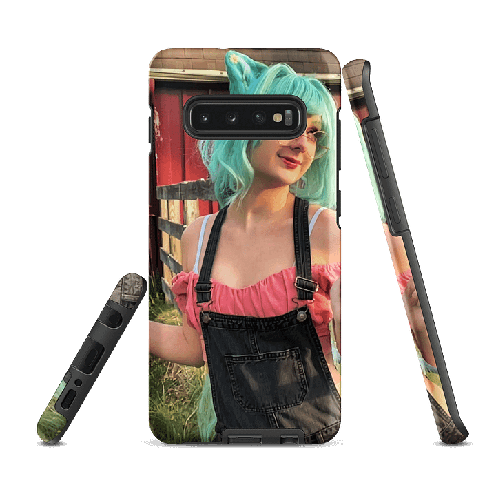 Original Cat Girl OC Phone Case (Sunlit Optimism) featuring hanyuuberry – Samsung product image (3)