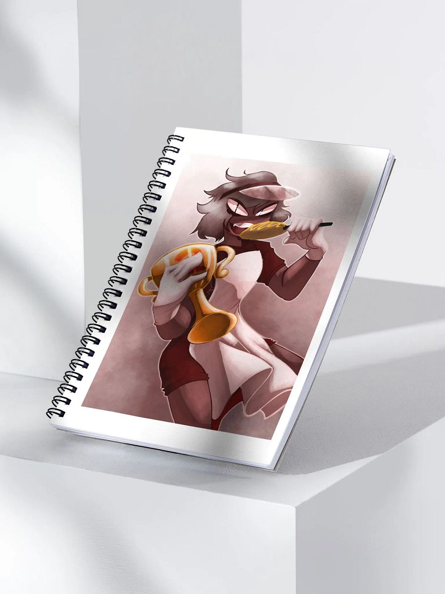 alan becker corndog guy spiral notebook product image (3)