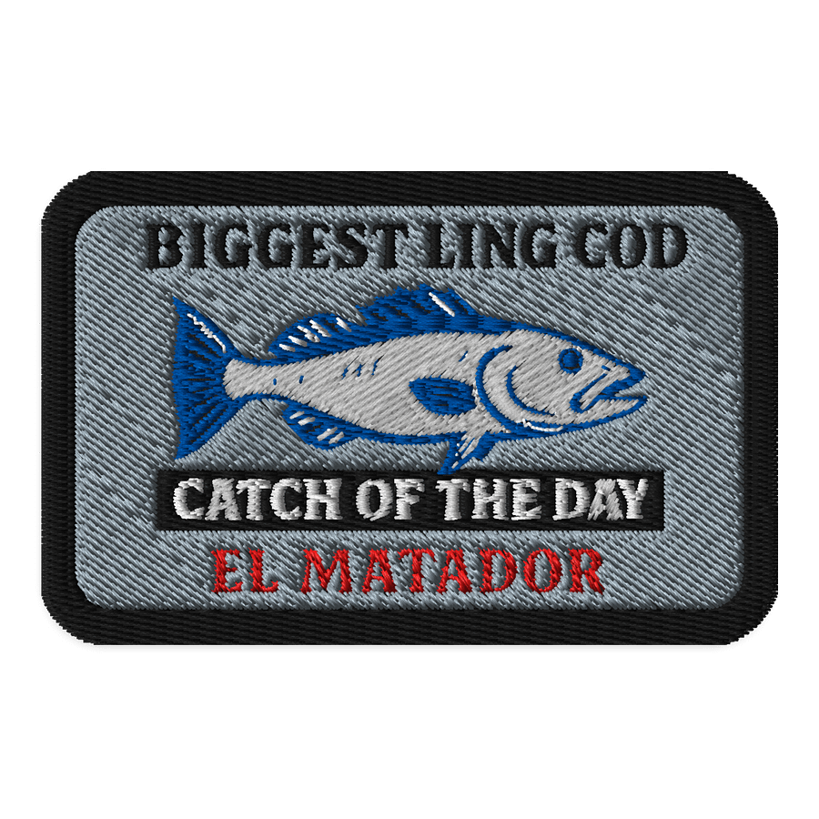 Biggest Ling Cod patch product image (1)