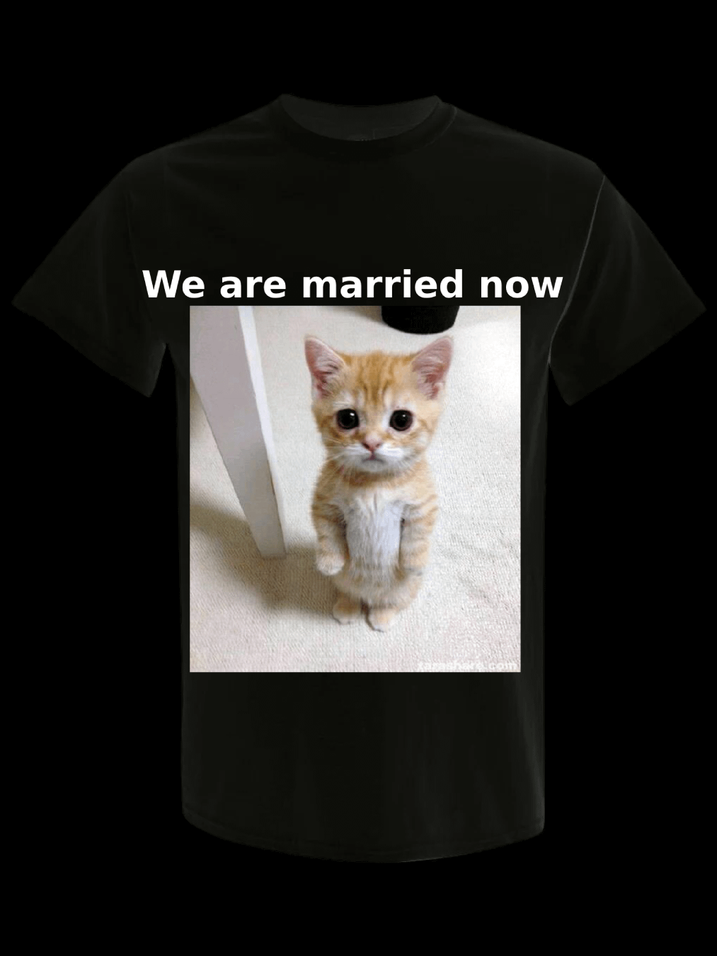 We Are Married Now - shirt product image (1)