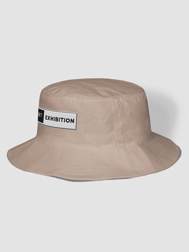 Grey "AI Art Exhibition" Flexfit Bucket Hat product image (2)