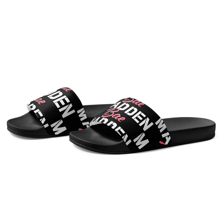 MaddenBae Mens Signature Slides Black product image (2)