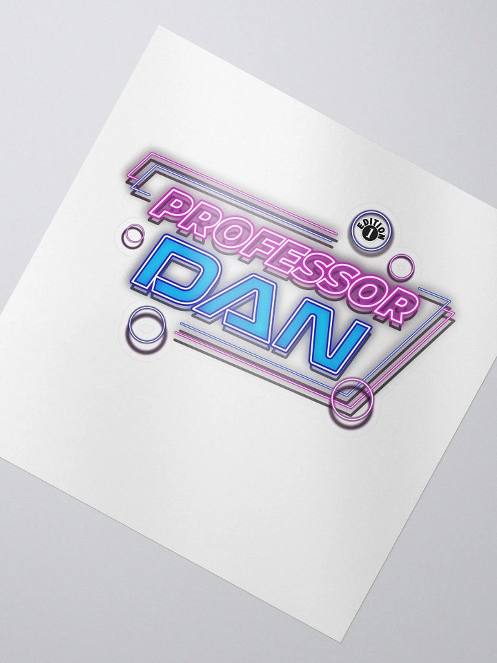 Professor Dan 1st Edition Stickers product image (2)