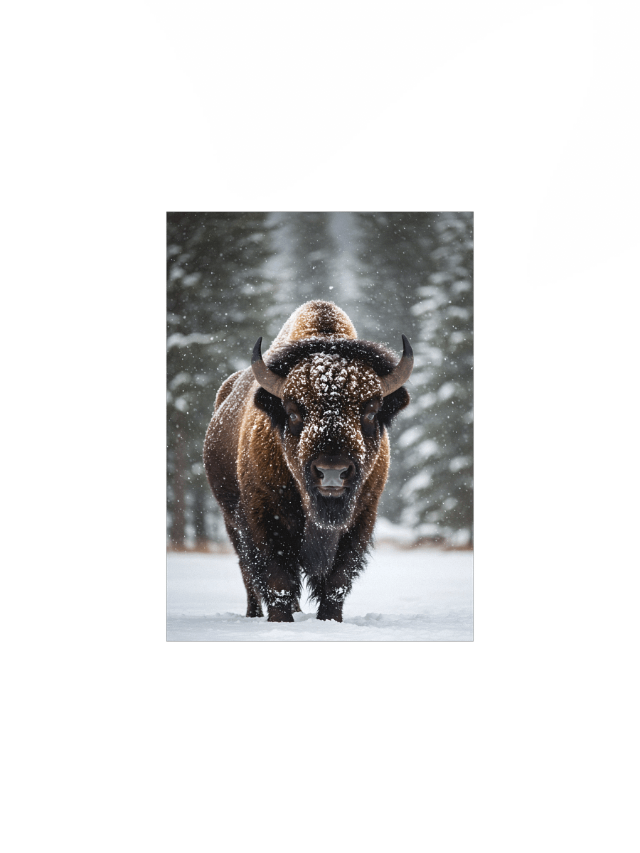 The Frosty Guardian: The Mighty Bison Poster product image (3)