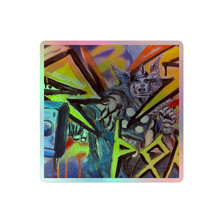 Thor Thunder Bolts Holographic Sticker Sheet product image (2)