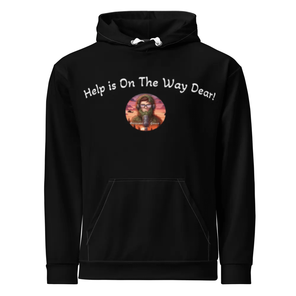 Help is on the way dear hoodie product image (1)