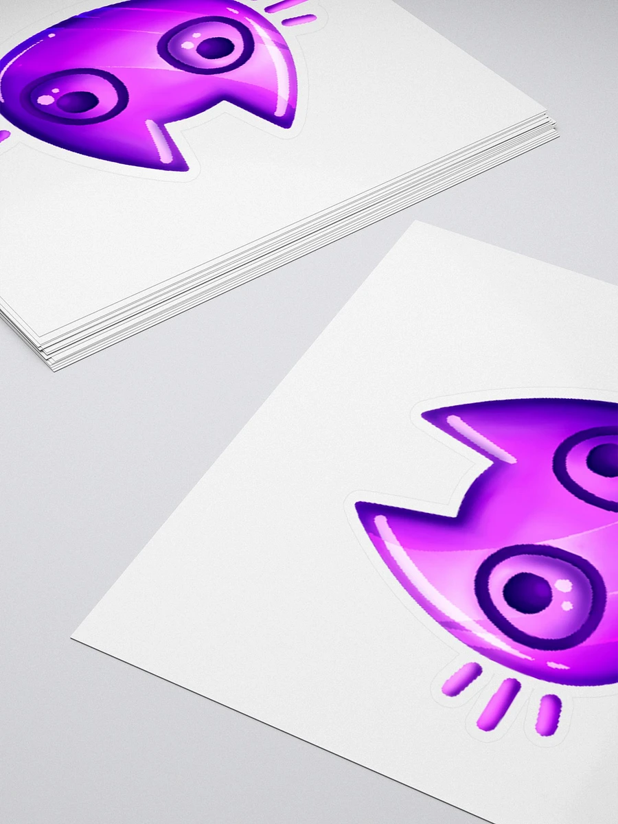 Purple Cat Face Sticker product image (4)