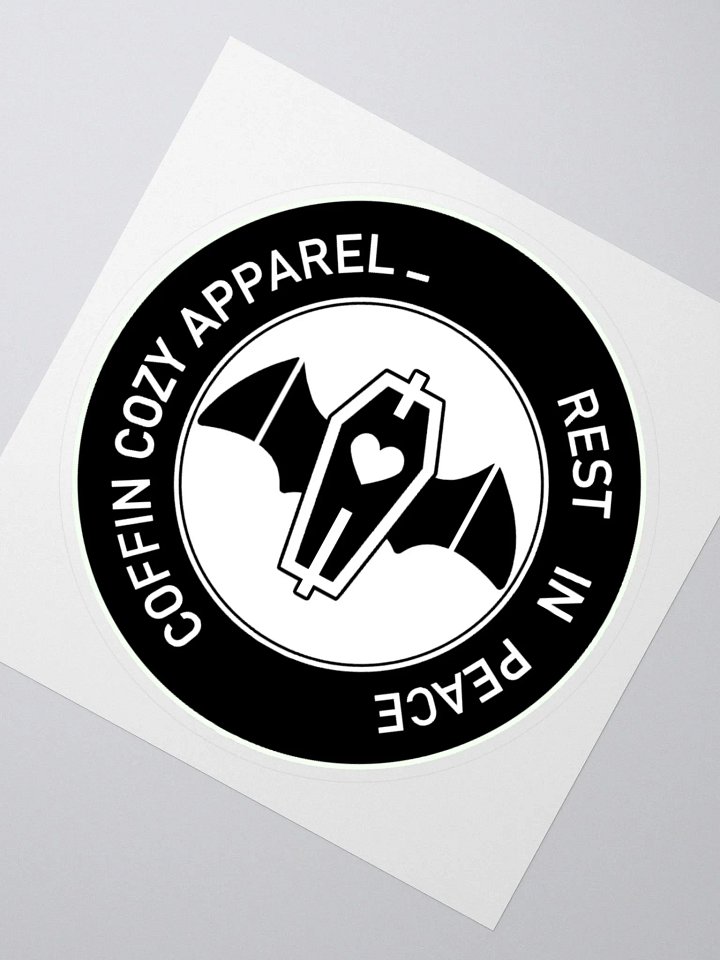 Coffin Cozy Club Sticker product image (1)
