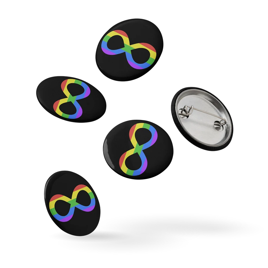 Queer Autistic Infinity Pin Set product image (5)