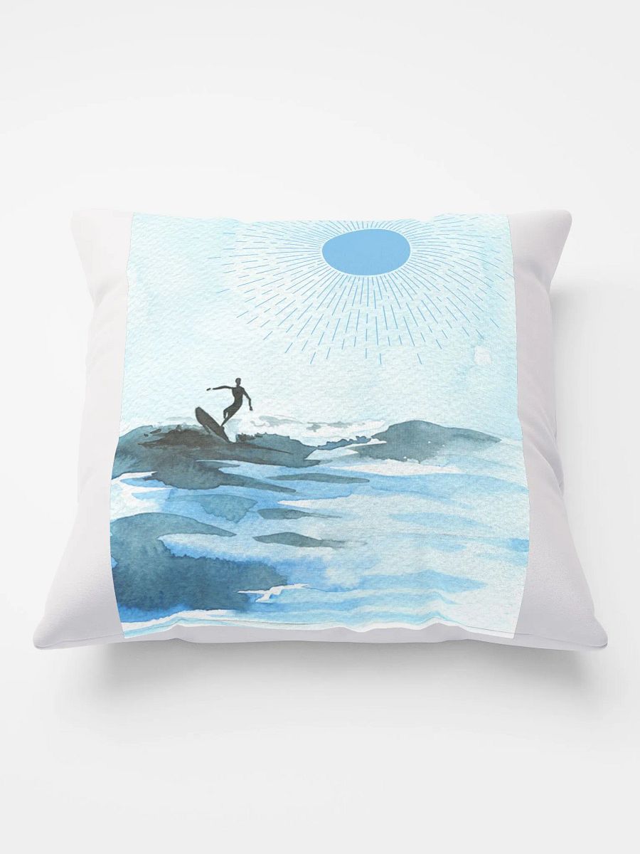 Tranquil Surfing Seascape Pillow product image (2)