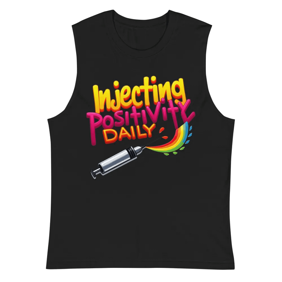 Rainbow Positivity Muscle Tank product image (3)