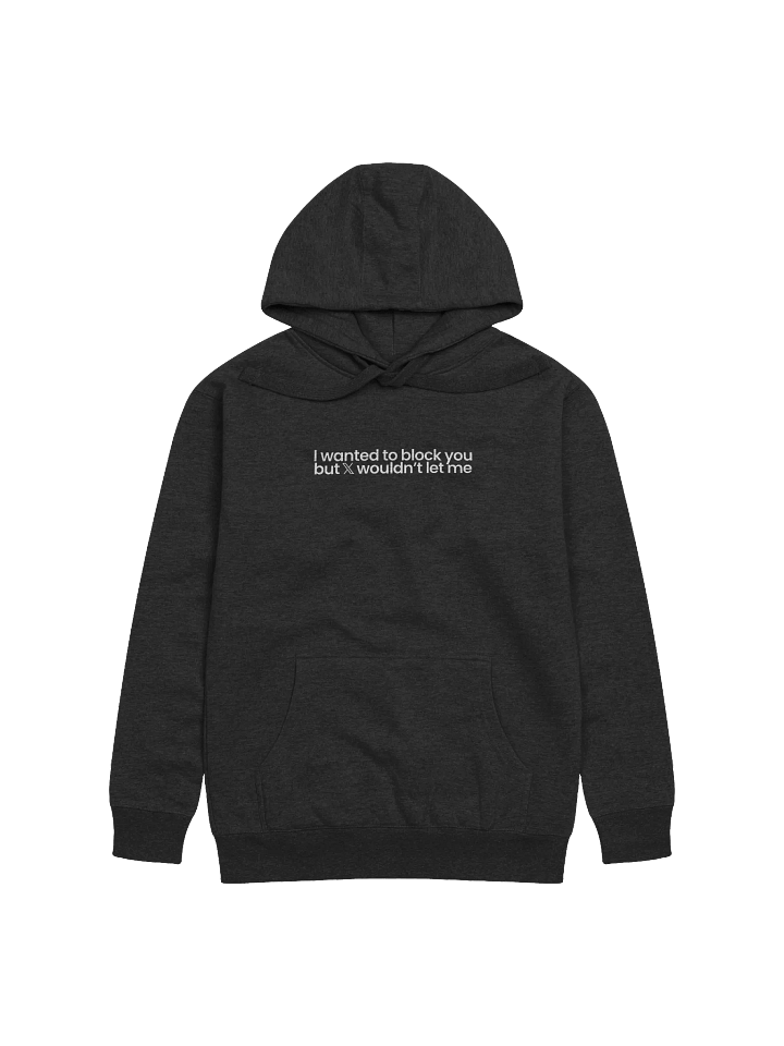 Blocked On X Hoodie - Black product image (1)