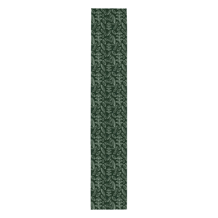 El Yunque Brew Bliss: Abstract Coffee Bean Tribal Table Runner product image (1)