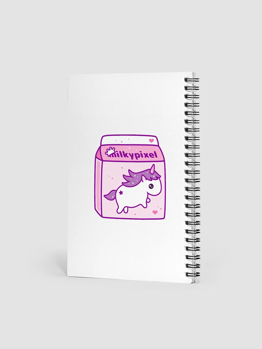 Milky Pixel Logo Spiral Notebook product image (2)