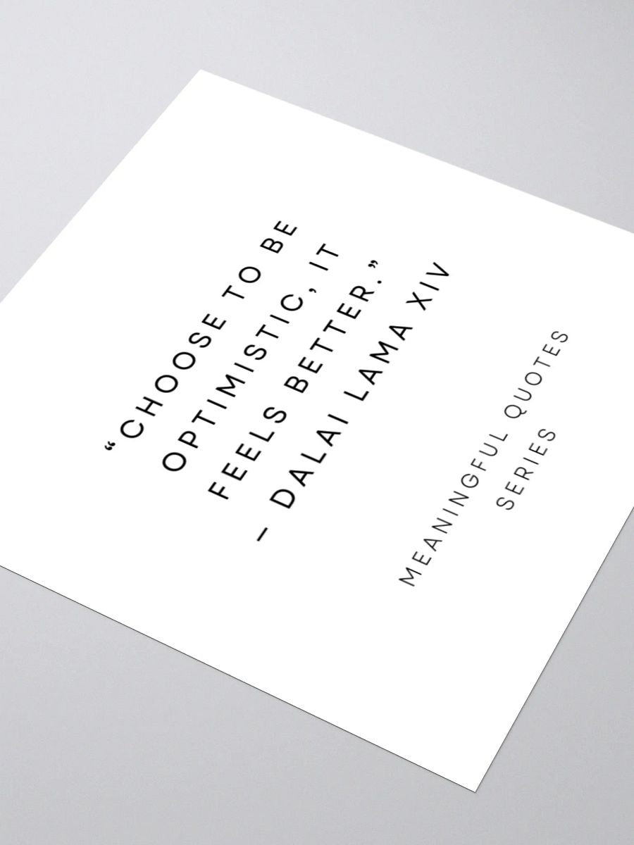Optimistic Vibes Kiss Cut Stickers product image (5)
