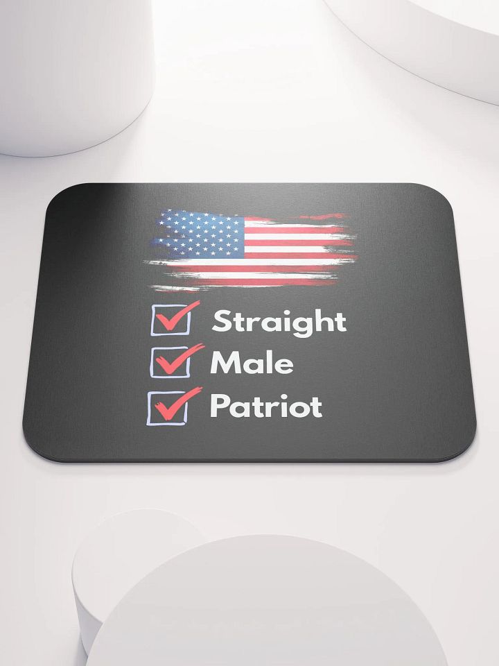 Mouse Pad: Male Checklist product image (1)