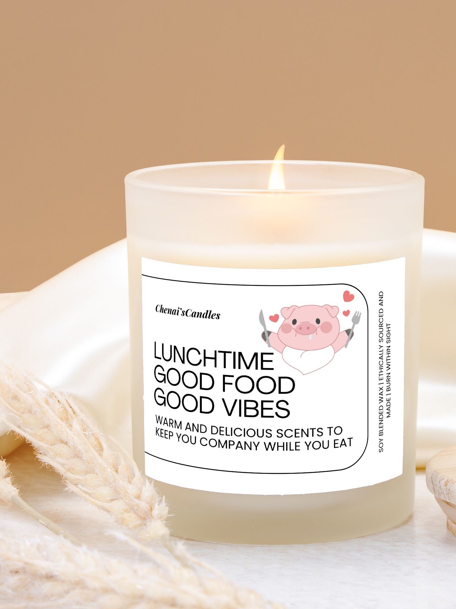 Lunch Vibes Frosted Candle product image (2)