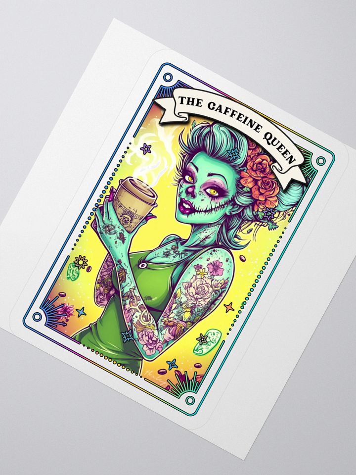 Zombabes: The Caffeine Queen Sticker product image (5)
