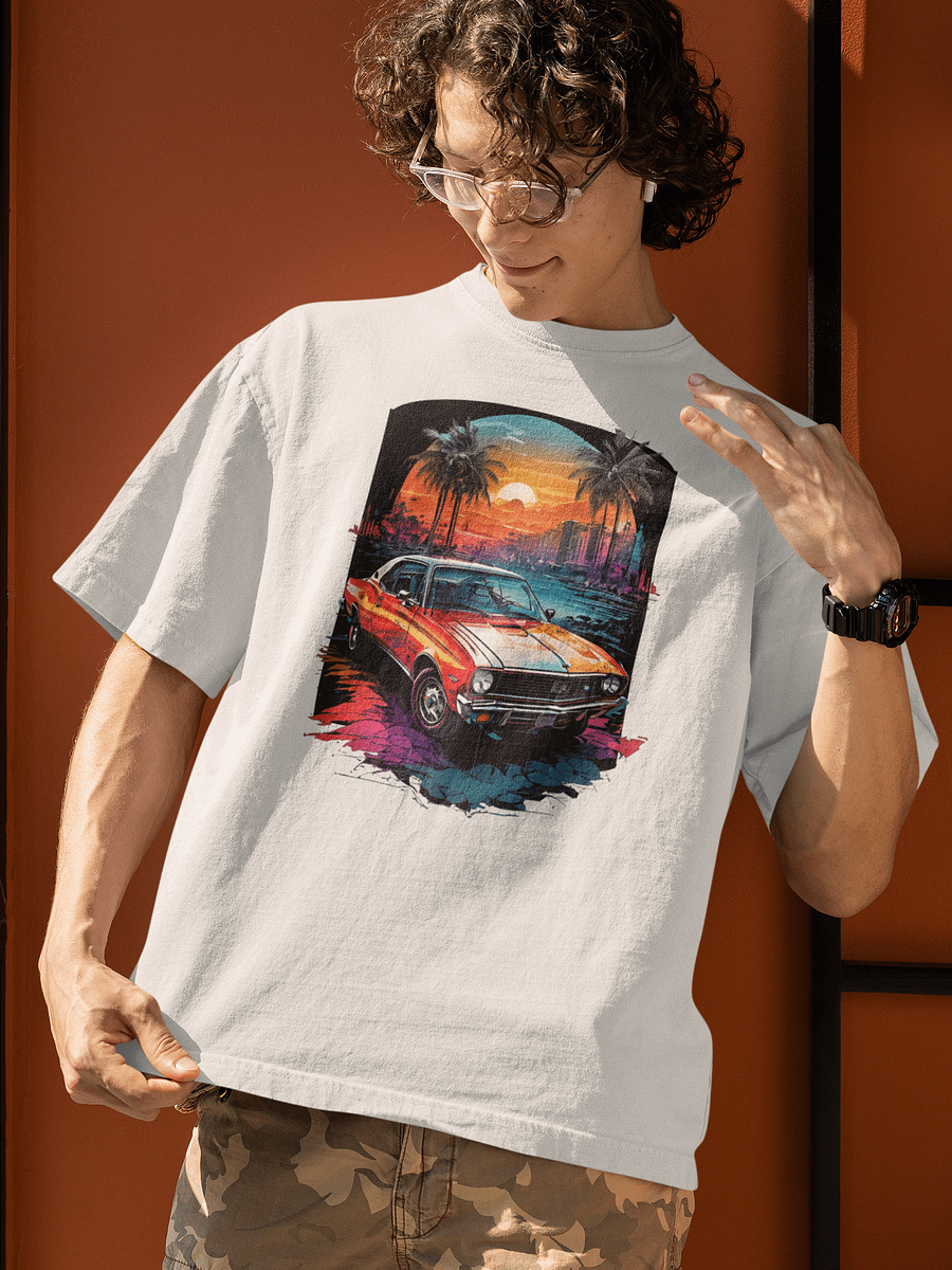Cruisin' Sunset Oversized T-Shirt product image (22)