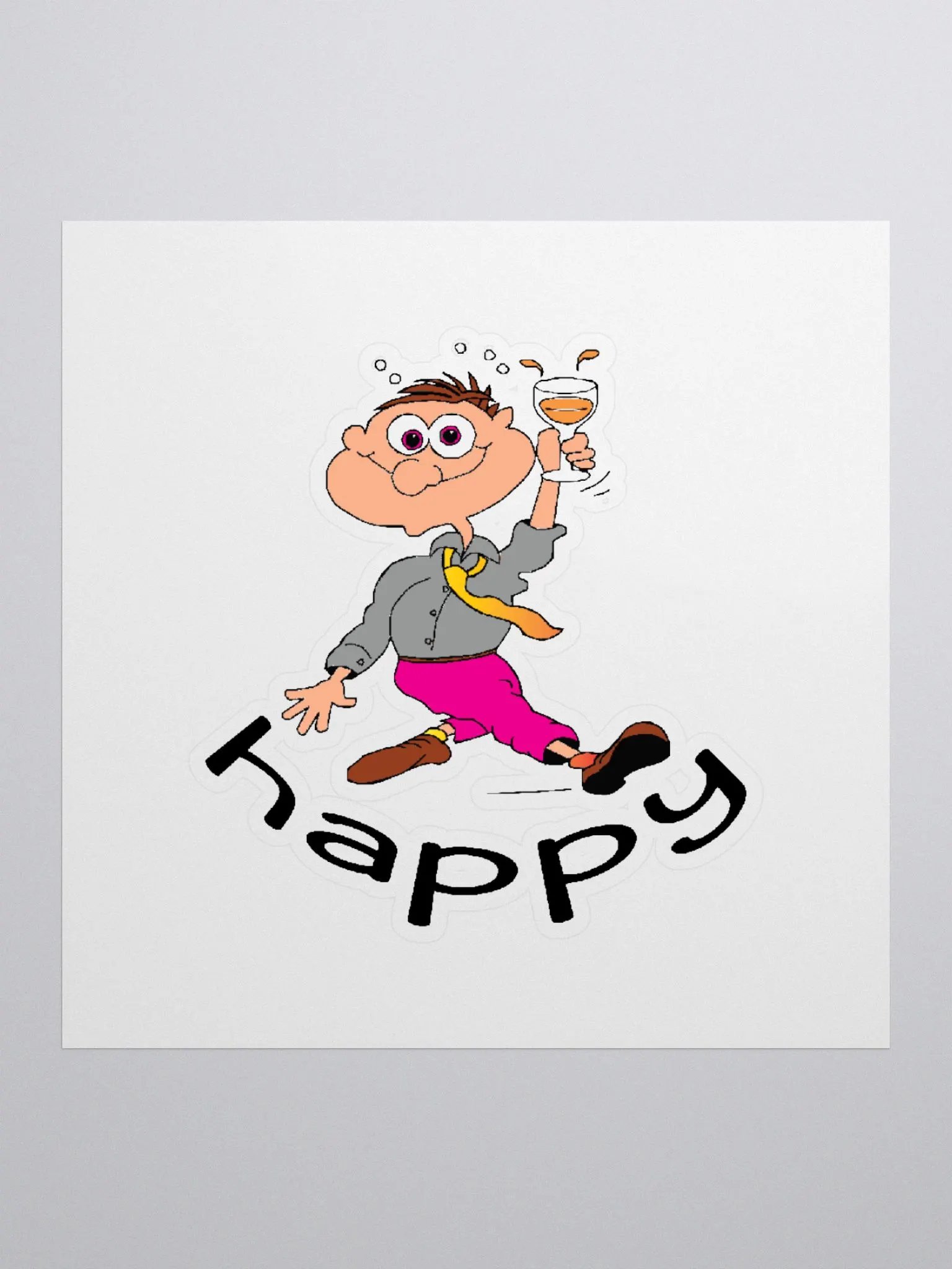 Jubilant Cartoon Celebration Stickers product image (1)