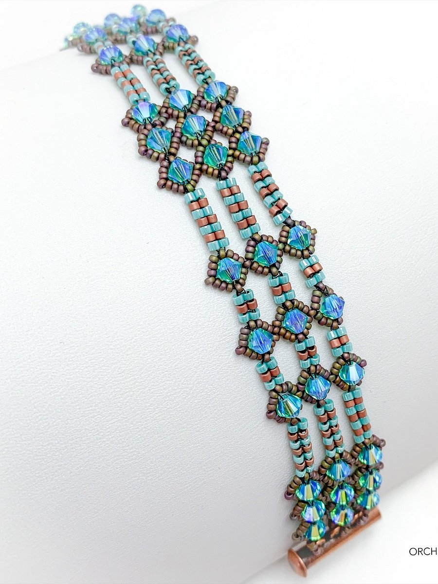 Beading Pattern – Netted Bicone and Herringbone Bracelet product image (3)