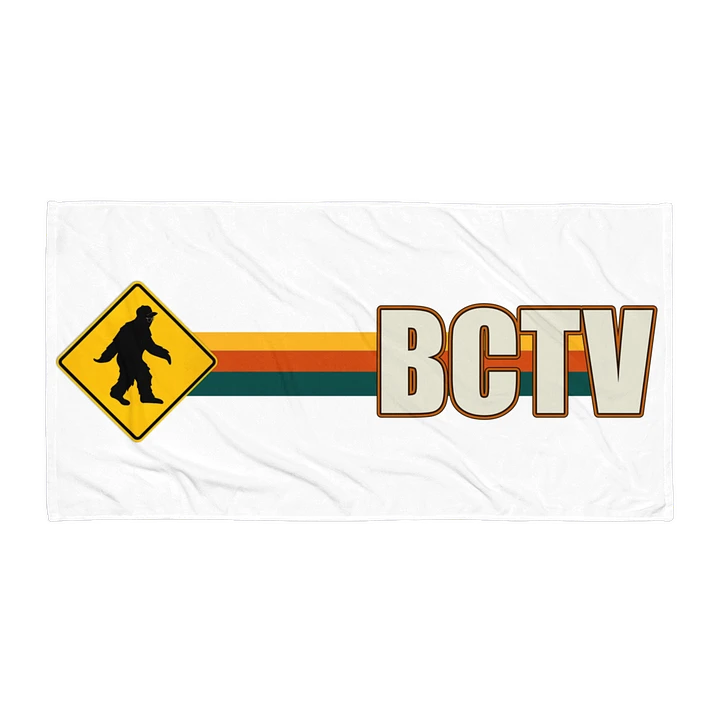 BCTV Oldschool Logo Towl - White product image (1)