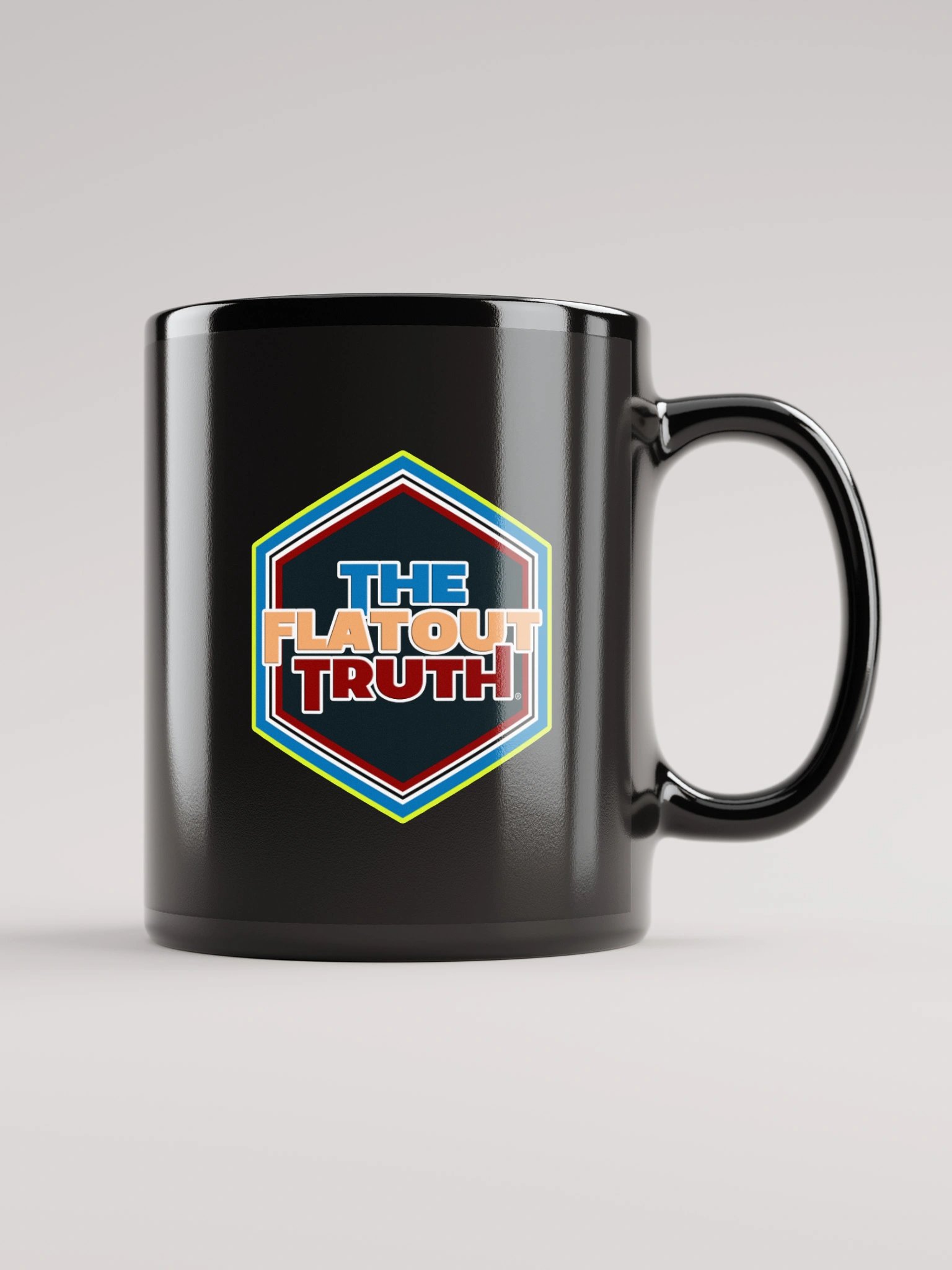TFOT Sandy Hex Black Logo Mug product image (4)