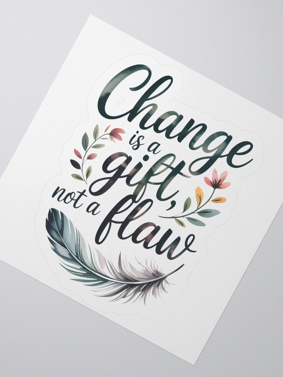 Change is a Gift Human Design Reflector Sticker product image (6)