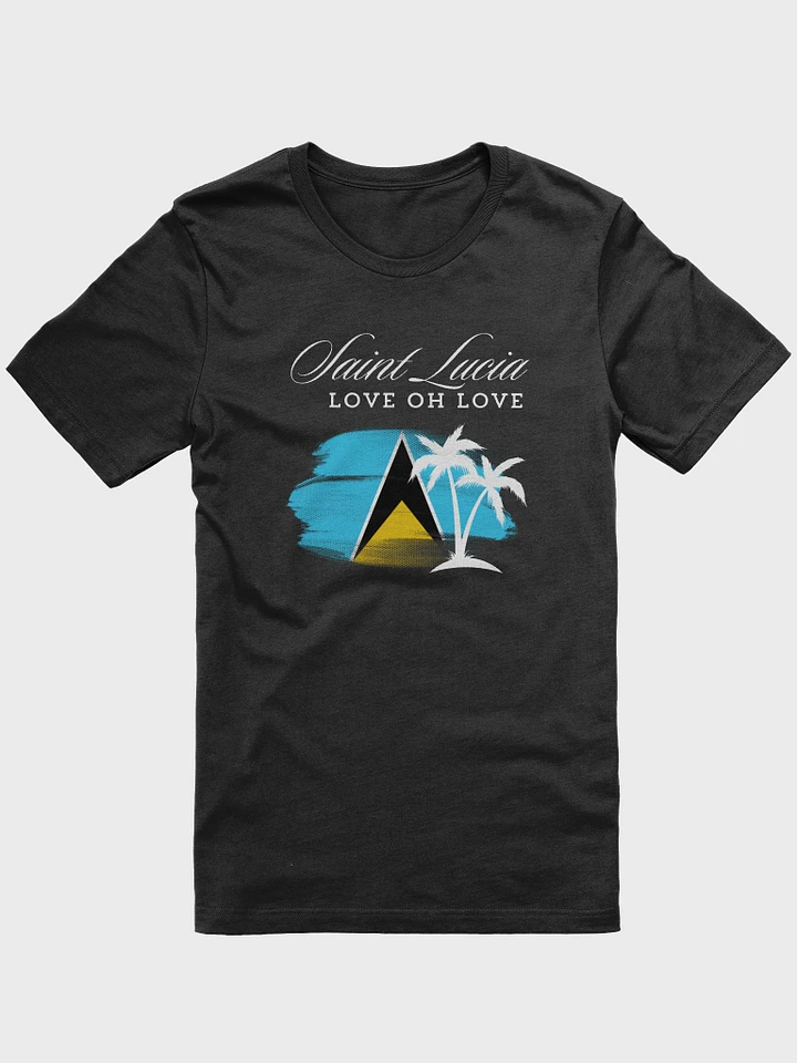 Saint Lucia Love Graphic T-Shirt product image (1)