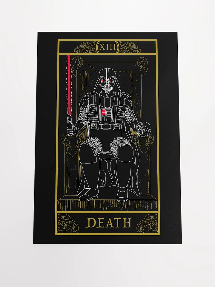 Star Death Tarot Card 12x18 Print product image (1)