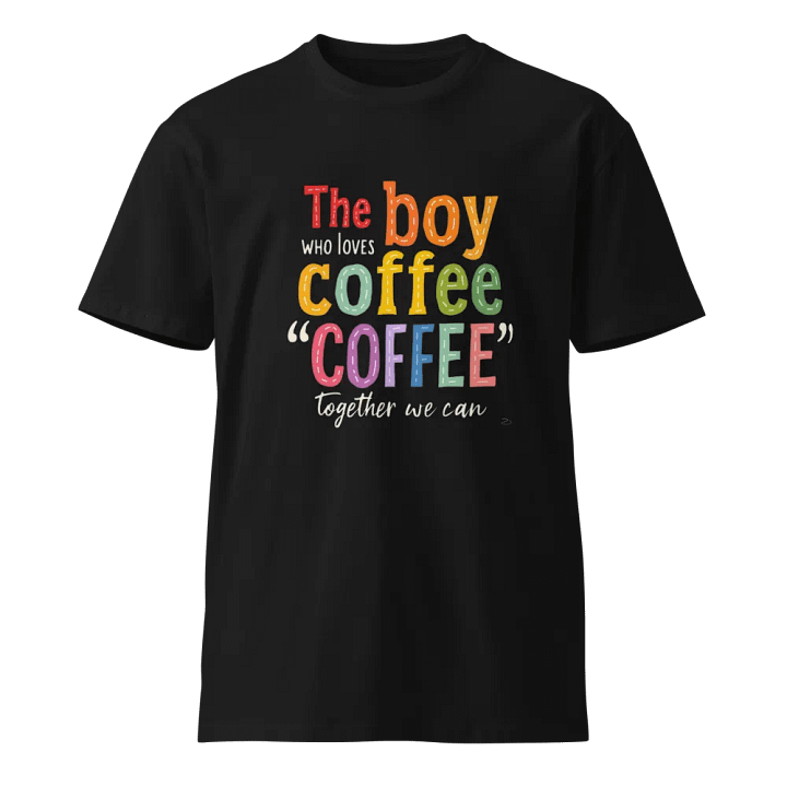 Coffee Lover's Typography T-Shirt product image (1)