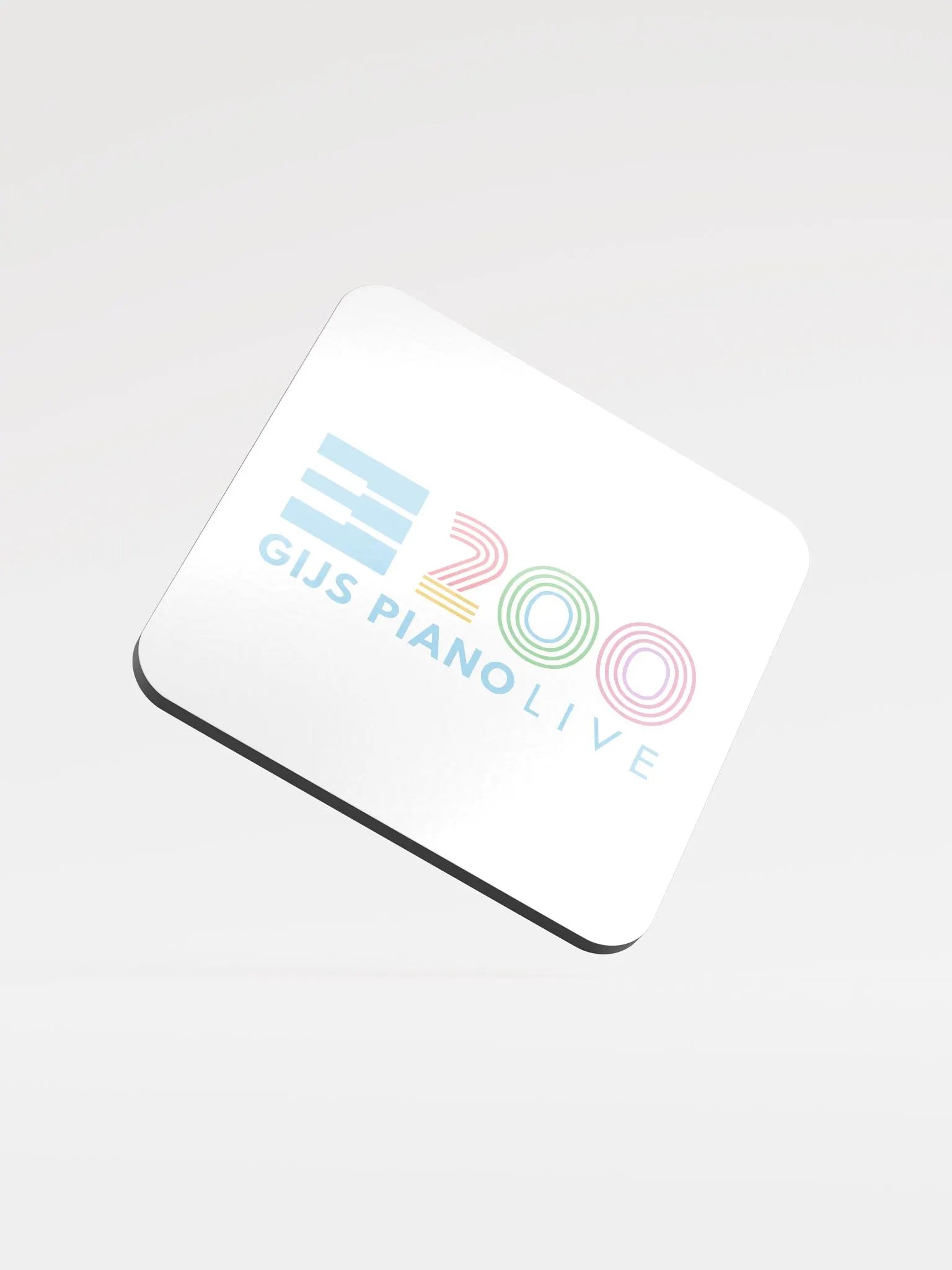 Gijs Piano LIVE 200 - Glossed Cork Coaster product image (1)