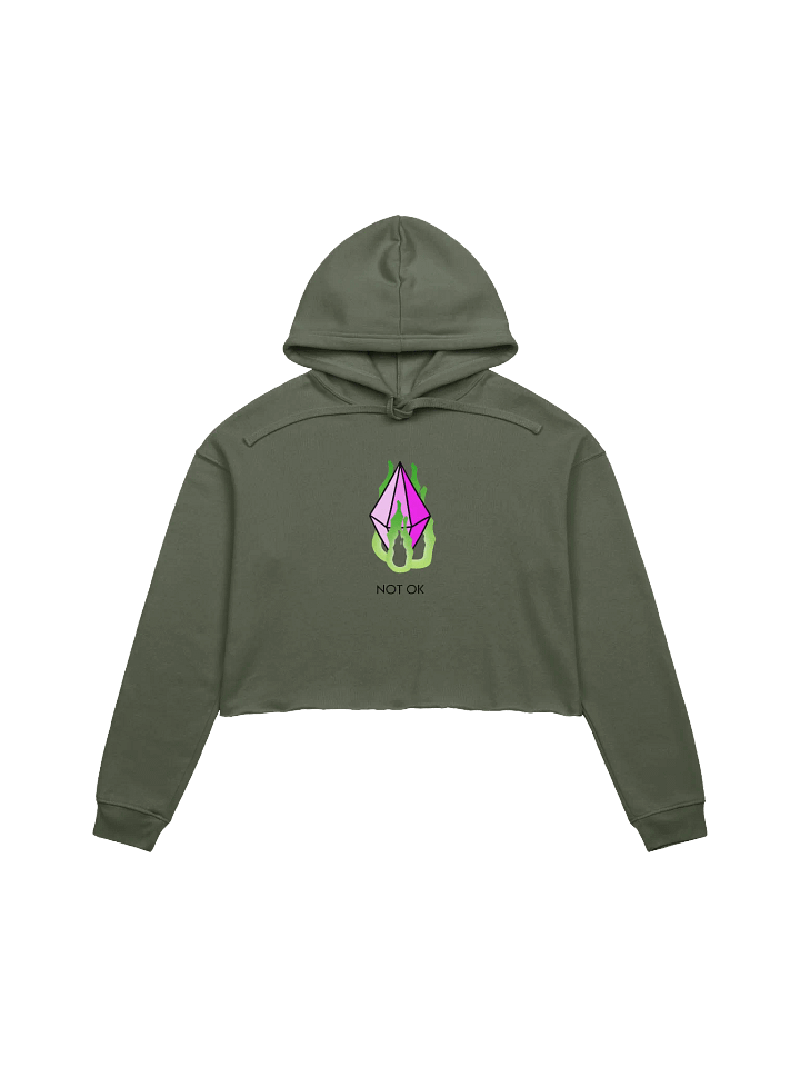 Unhinged Plumbob Crop Hoodie product image (1)