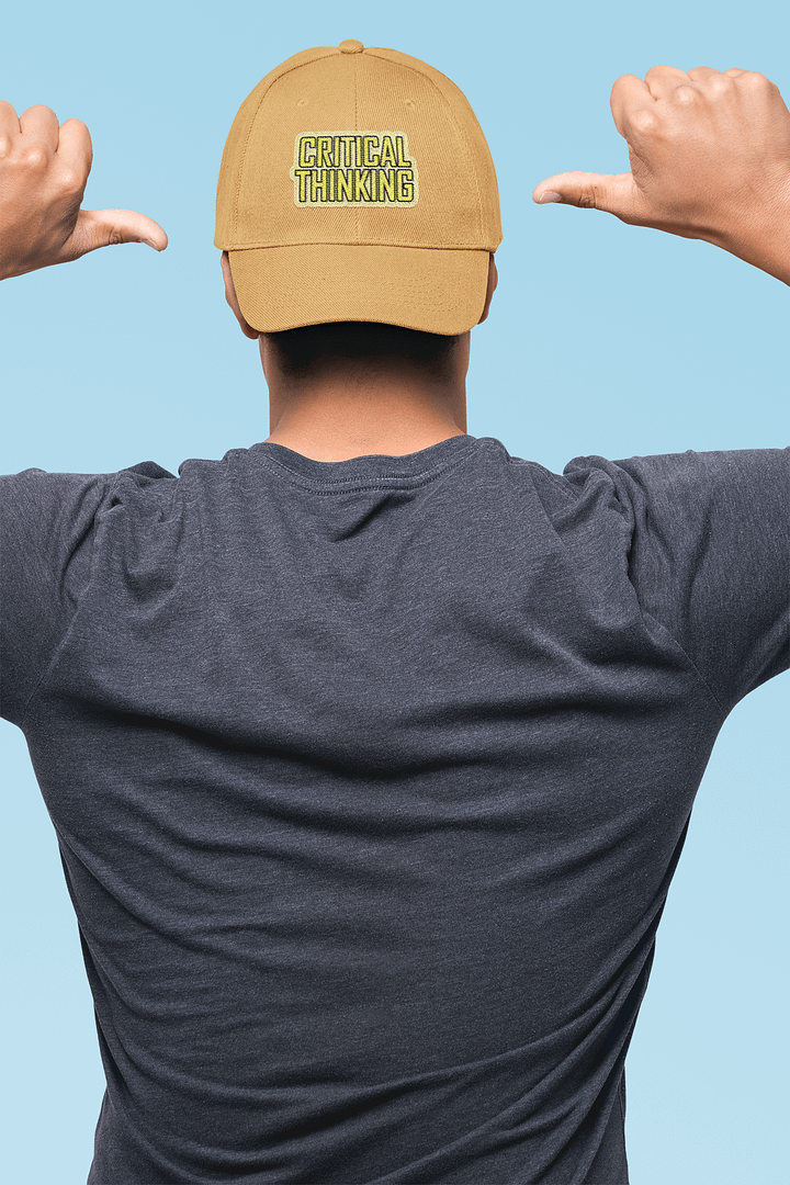 Promote Critical Thinking Now- Dad Hat product image (1)