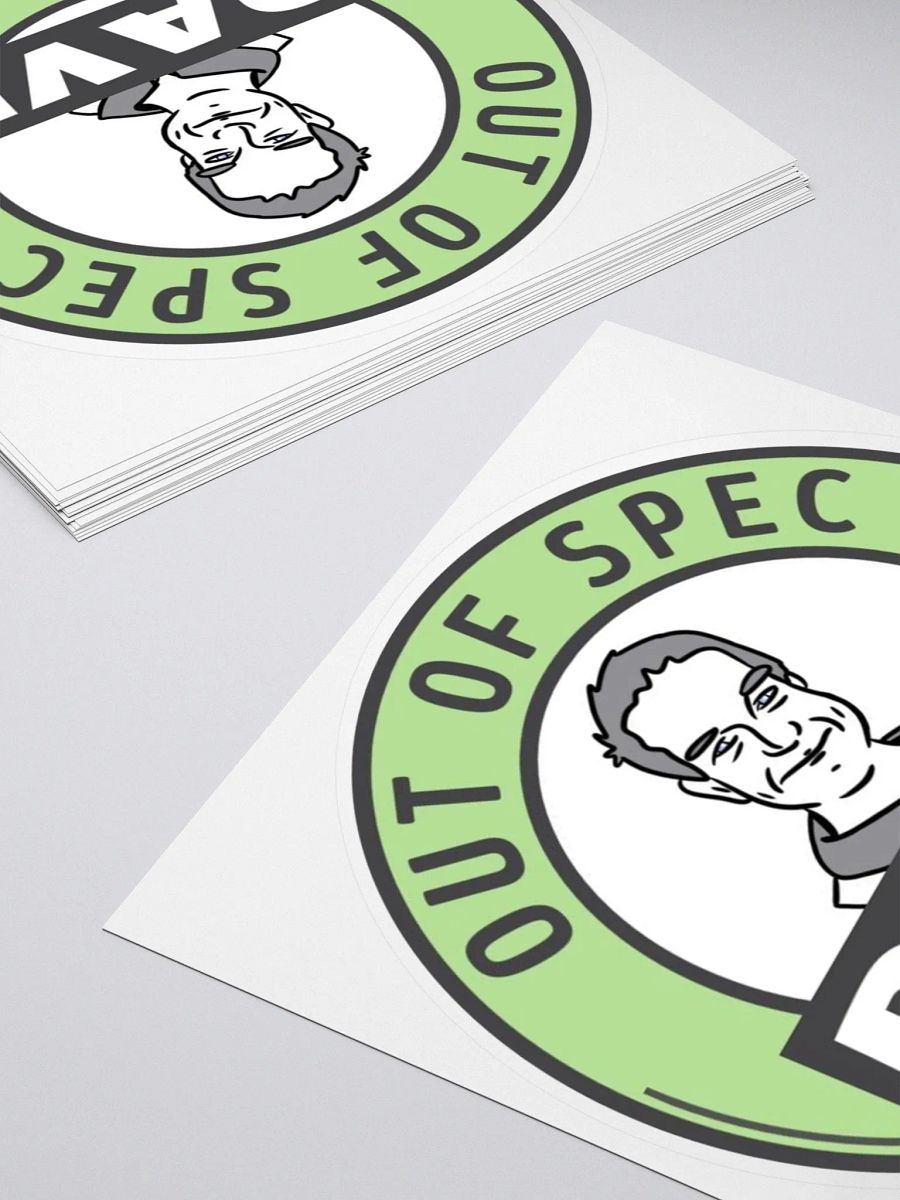Out of Spec Dave Sticker product image (4)