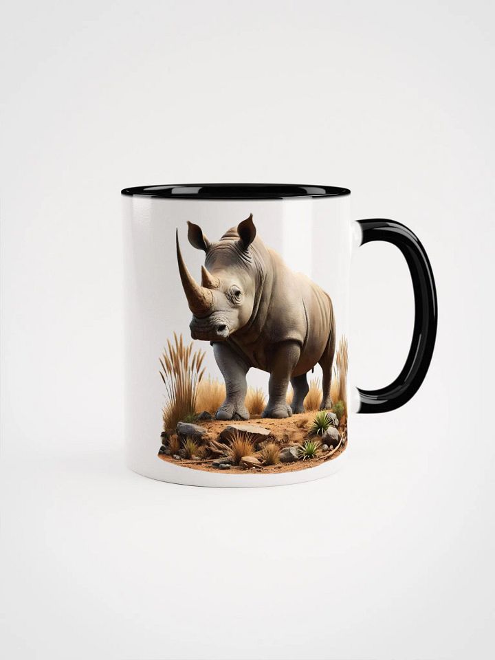 Savanna Rhino Ceramic Mug. product image (1)