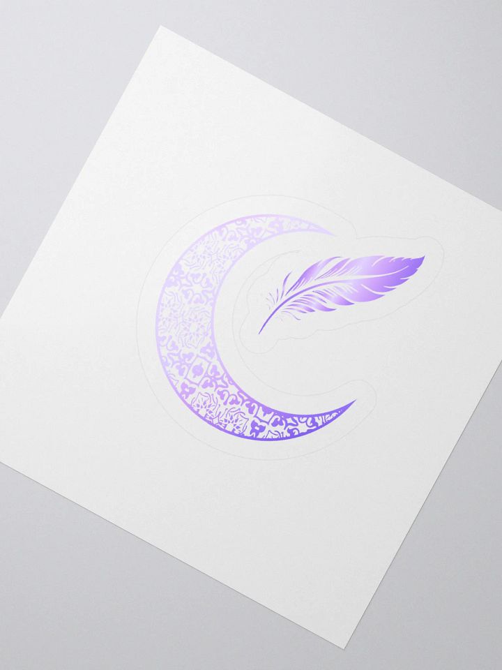 Ravenwood Writing Logo (Purple) Sticker product image (2)
