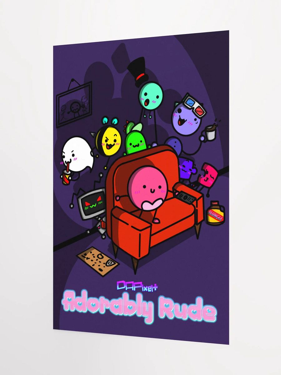 DAPixelhero - Adorably Rude Poster product image (4)