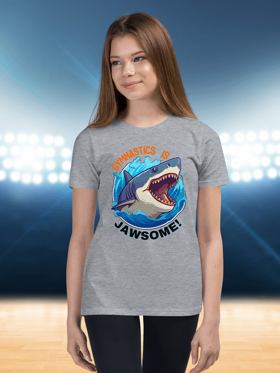 Gymnastics is Jawsome Boys Shark T-Shirt product image (4)