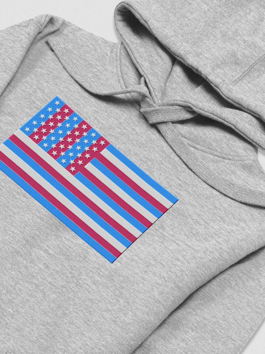 USA Trans Flag - Embroidered Hoodie product image (3)