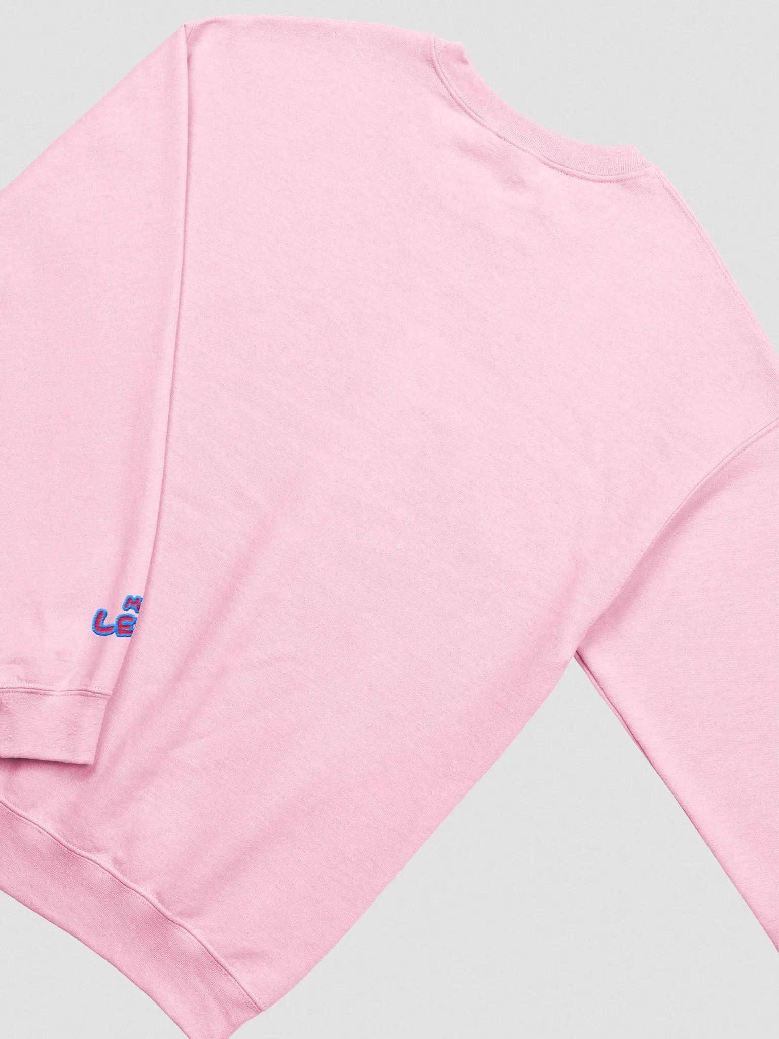 my left from my right embroidered crewneck (BUBBLEGUM DESIGN) product image (3)