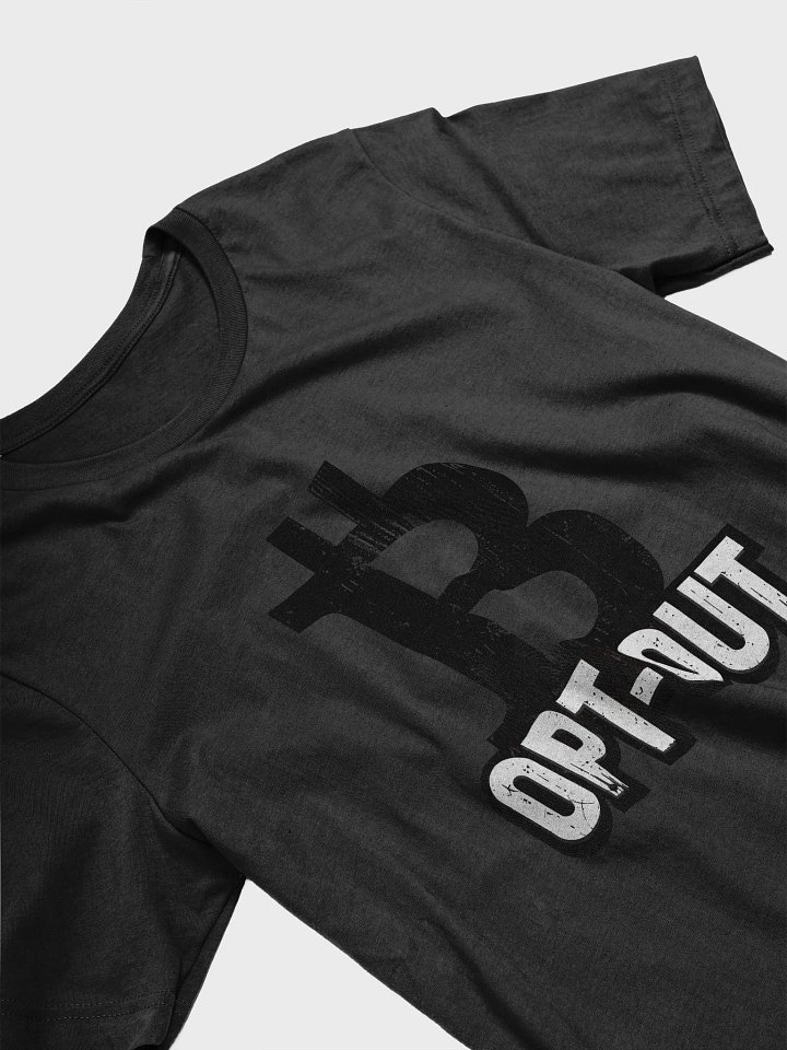 Cowbolt, Black T-Shirt with Opt-Out Print product image (2)