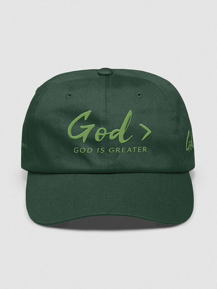 God > GREEN DAD HAT product image (1)