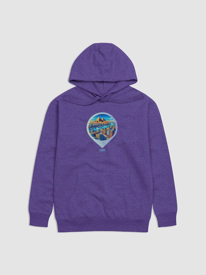 Urban Oasis Unisex Premium Hoodie | AI Design: Future Vision of Cairo product image (1)