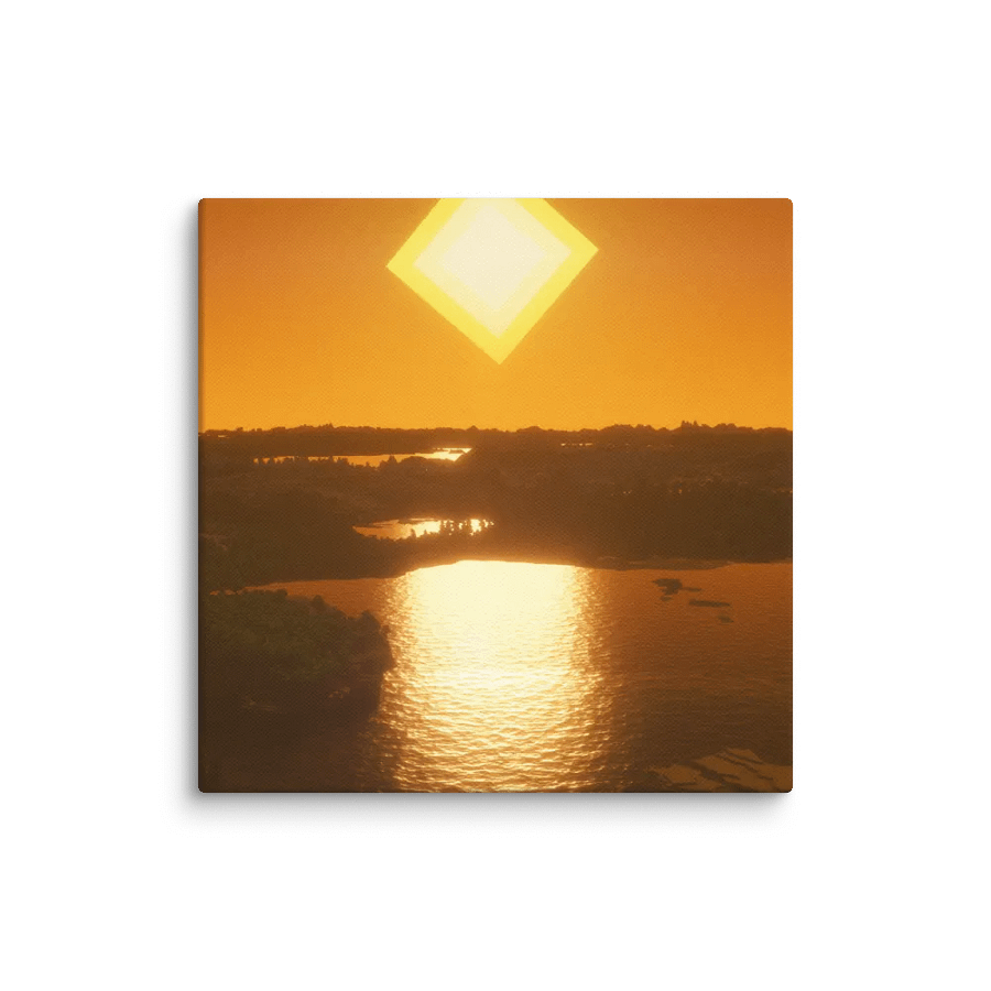 8K Minecraft Render Canvas Print product image (1)