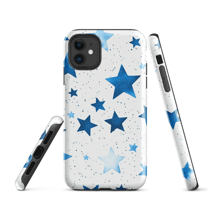 Blue Stars iPhone® Tough Case product image (1)