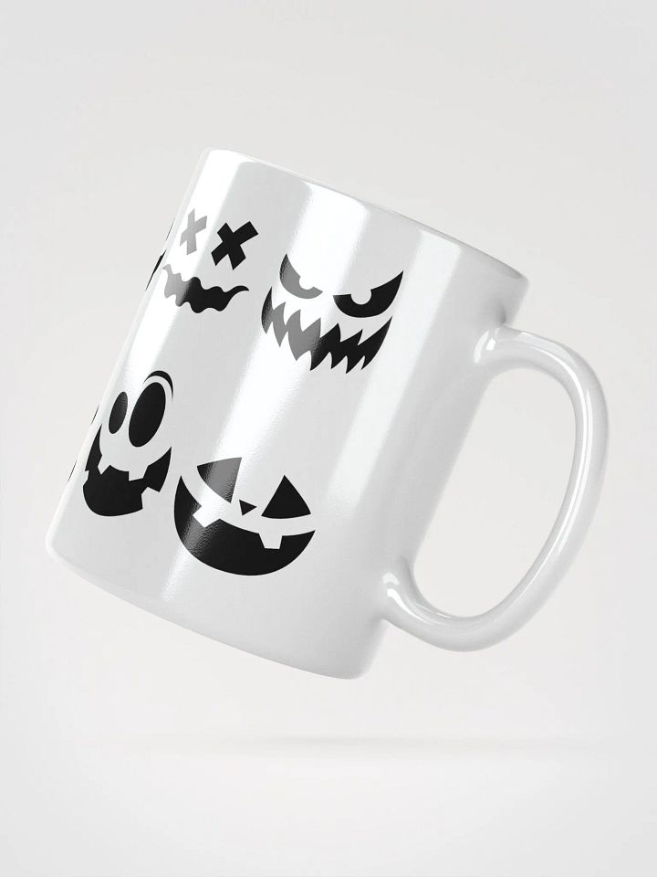Scary Faces White Glossy Mug product image (6)