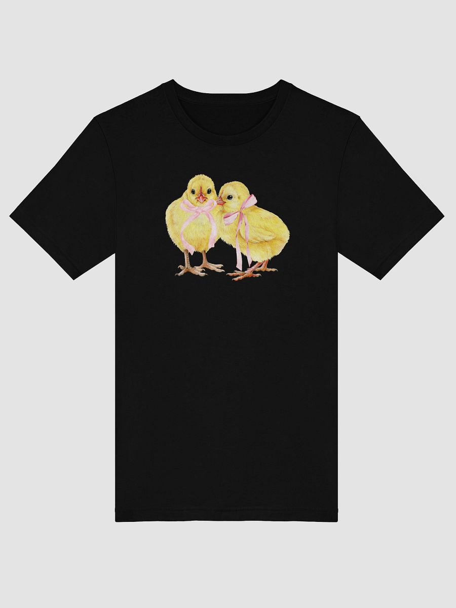 Baby Chickens With Bows Short Sleeve Unisex T-Shirt product image (50)