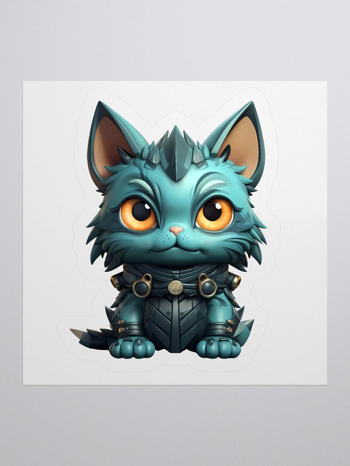 Monster Cat Halloween Sticker product image (3)
