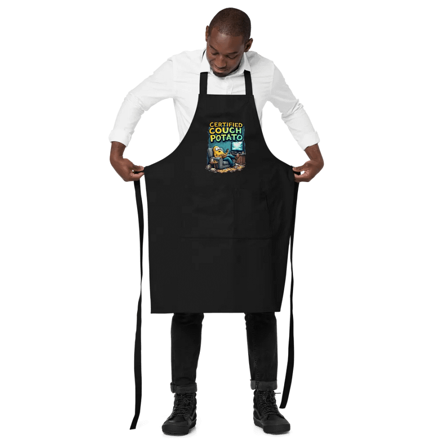 Certified Couch Potato Organic Cotton Apron product image (4)